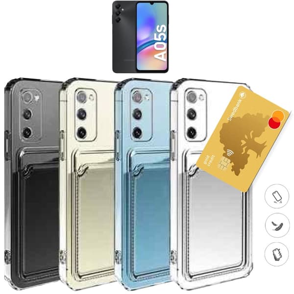 Samsung Galaxy  A05s skal korthållare mobilskal slot
