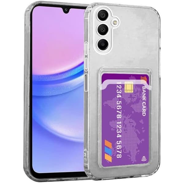 Samsung Galaxy A15 skal korthållare mobilskal slot