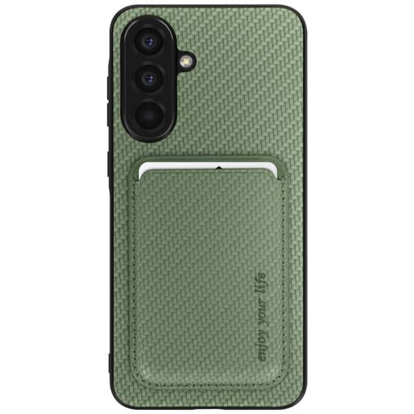 Coque för Samsung Galaxy A56 med avtagbart kortfack Grön