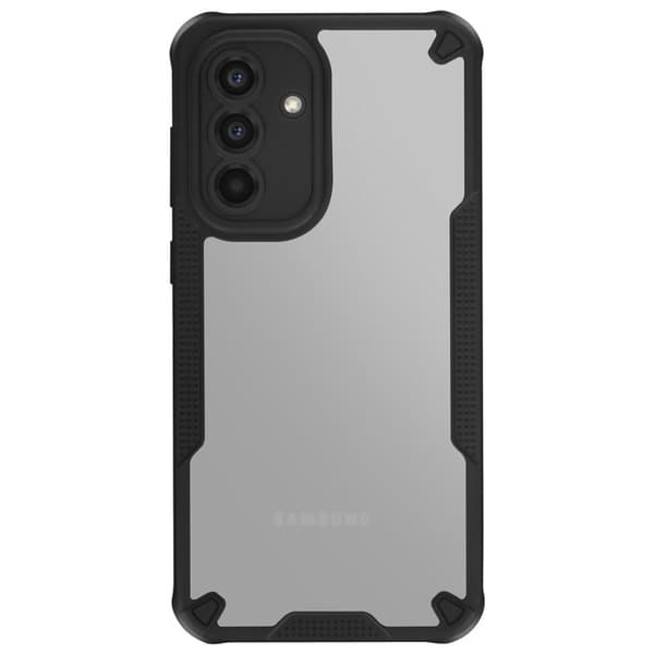 Skyddsfodral för Samsung Galaxy A56 med förstärkta hörn, svart transparent