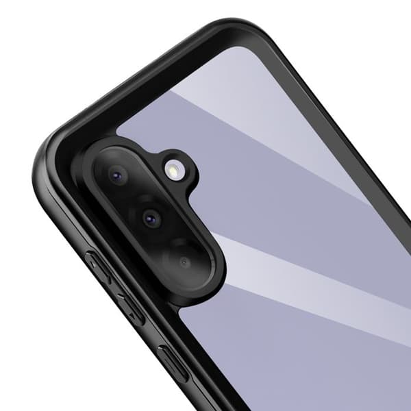 Helhetskydd för Samsung Galaxy A36 Vattentålig IP68 Stötresistent Redpepper Transparent