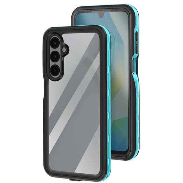 Kapsel för Samsung Galaxy A16 Vattentät IP68 Stötsäker Redpepper Turquoise