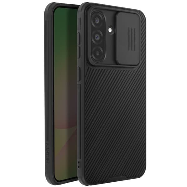 Coque för Samsung Galaxy A56 Med Förstärkta Hörn Stöttålig Kamera Täcke Nillkin Svart