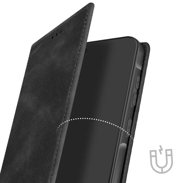 Plånboksfodral för Samsung Galaxy A56, Stöd för video, Svart