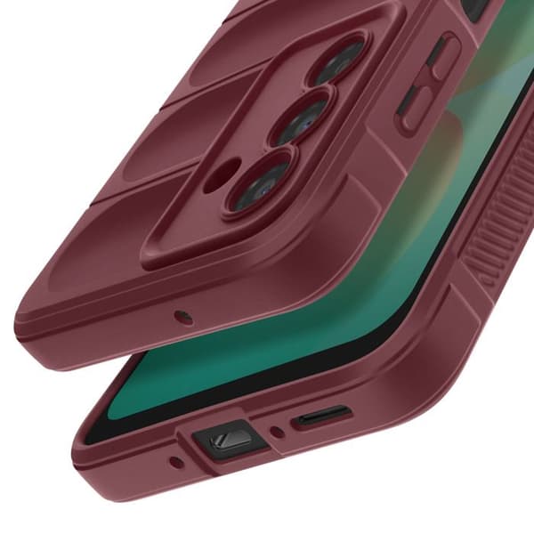 Coque för Samsung A26 Stötsäker Silikon Bordeaux