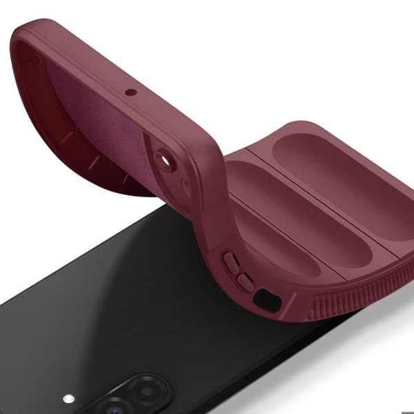 Coque för Samsung A26 Stötsäker Silikon Bordeaux