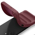 Miniatyrbild 4 av 5: Coque för Samsung A26 Stötsäker Silikon Bordeaux
