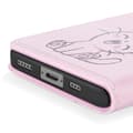 Miniatyrbild 5 av 5: Mobilfodral för iPhone 16e Kawaii Kattmotiv med Rem och Rosa Kortfack