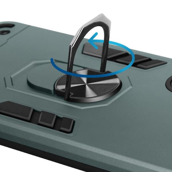 Coque för Samsung Galaxy A26 med Stötdämpande Ring Grön