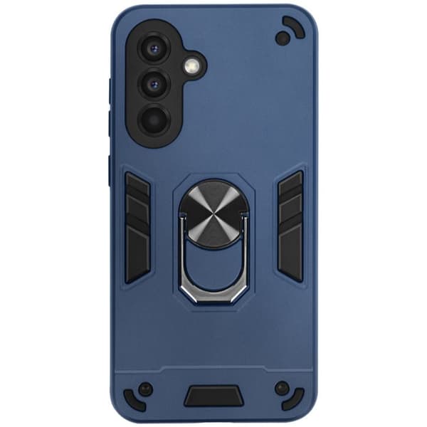 Coque för Samsung Galaxy A56 med ringstöd, stöttålig, blå