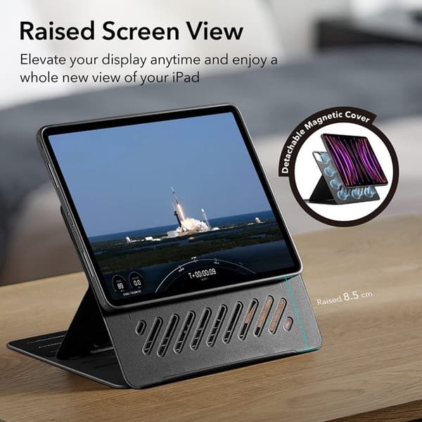 Fodral för iPad Pro 13 (2024) - ESR Shift Magnetisk - Svart