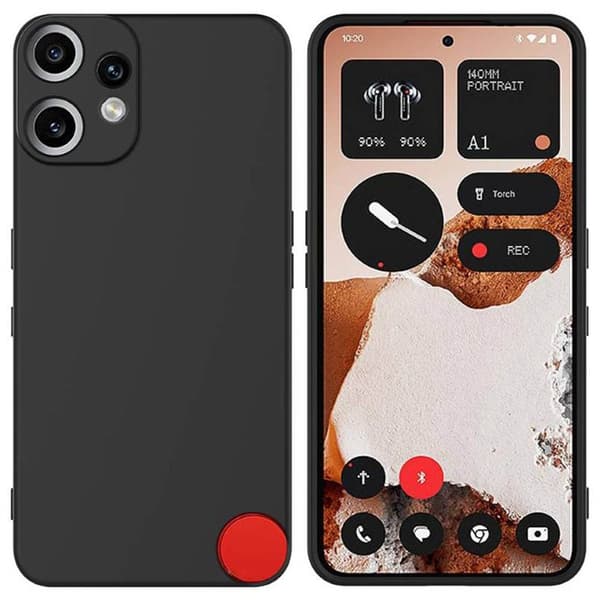 Liquid silikondeksel Nothing CMF Phone 2 Pro - Svart