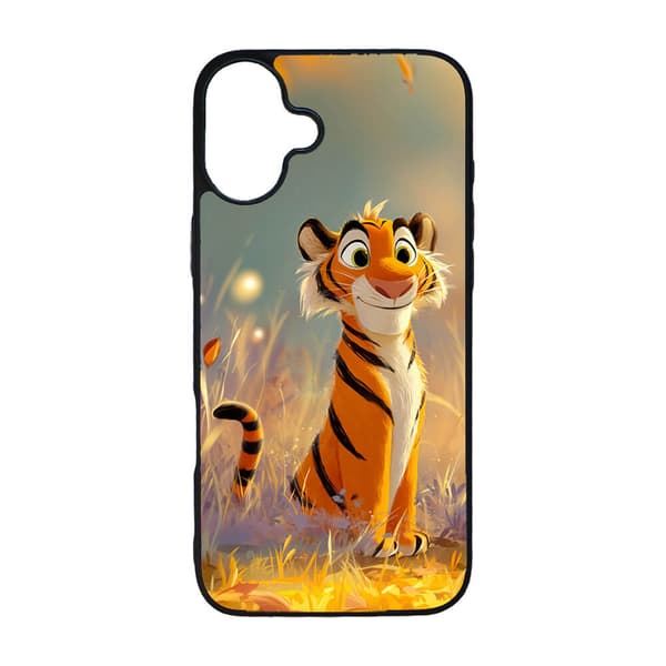 Söpö Sarjakuva Tiikeri iPhone 16 Plus Matkapuhelimen Kansi