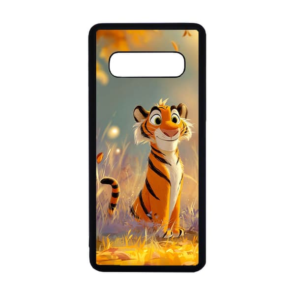 Sød Tegneserie Tiger Samsung Galaxy S10 Mobiltelefon Dække