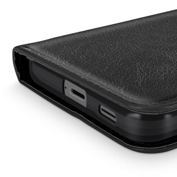 Etui för Samsung Galaxy S25 Edge Fickportfölj Stöd Mayaxess Svart