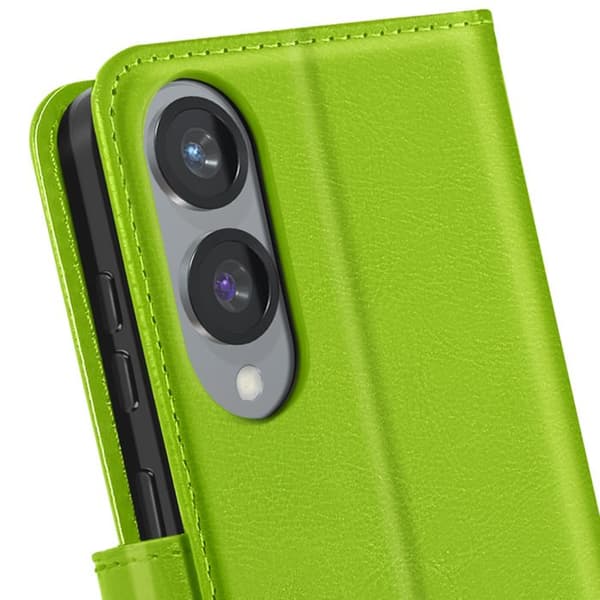 Étui för Samsung Galaxy S25 Edge Flip Portfölj Stöd Mayaxess Grön