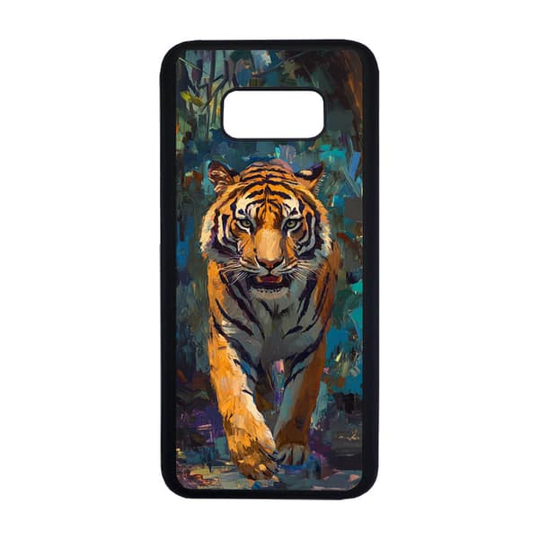 Dyr Tiger Oljemaleri Samsung Galaxy S8+ Mobiltelefon Deksel