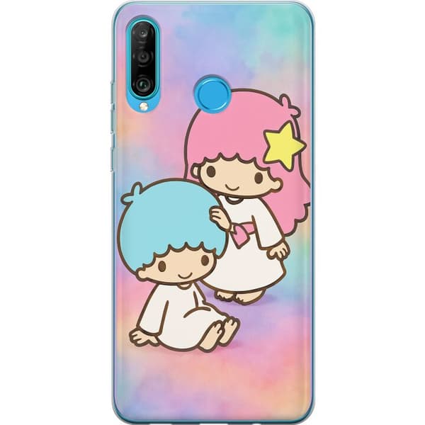 Huawei P30 lite Gjennomsiktig deksel Kawaii Sanrio Kiki Lola Little Twin Stars