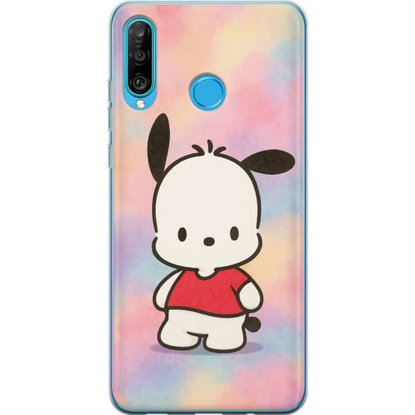 Huawei P30 lite Läpinäkyvä kuori Kawaii Sanrio Pochacco