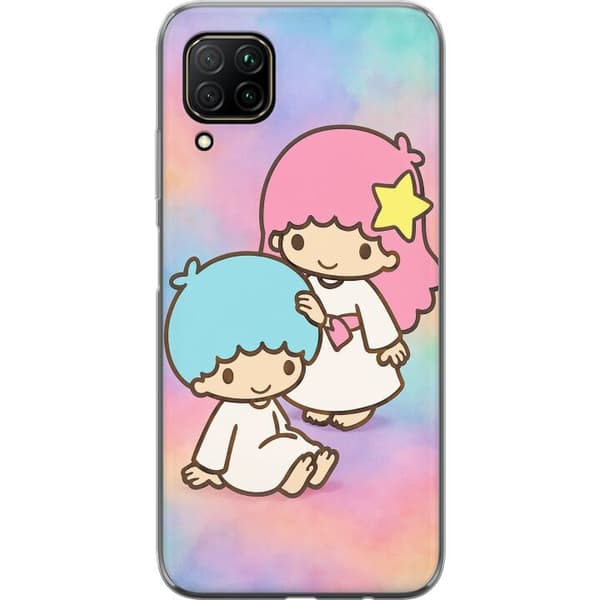 Huawei P40 lite Gjennomsiktig deksel Kawaii Sanrio Kiki Lola Little Twin Stars