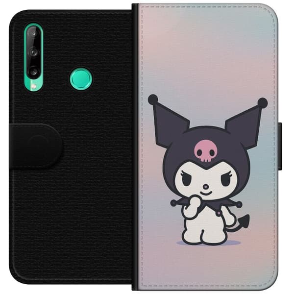 Huawei P40 lite E Lommeboketui Kawaii Sanrio Kuromi