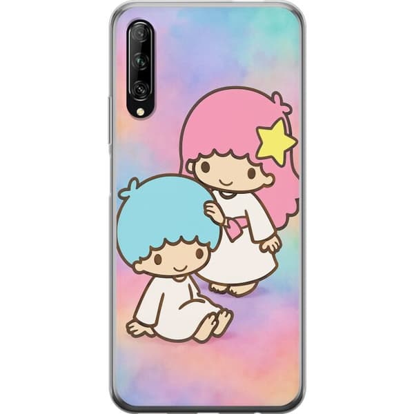 Huawei P smart Pro 2019 Genomskinligt Skal Kawaii Sanrio Kiki Lola Little Twin Stars