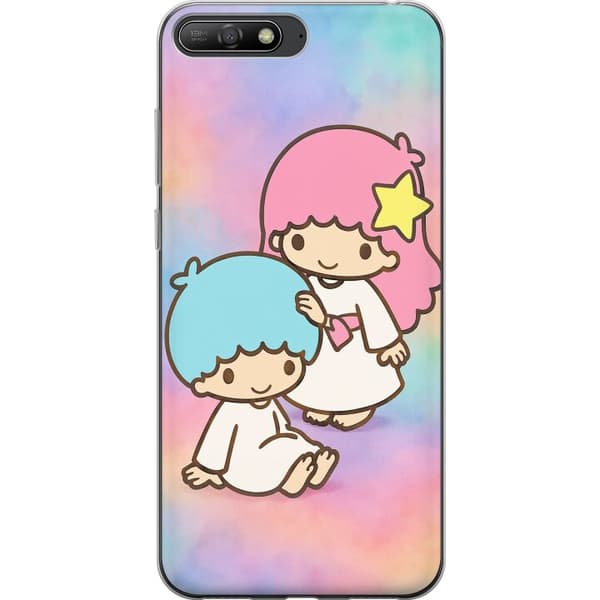 Huawei Y6 (2018) Läpinäkyvä kuori Kawaii Sanrio Kiki Lola Little Twin Stars