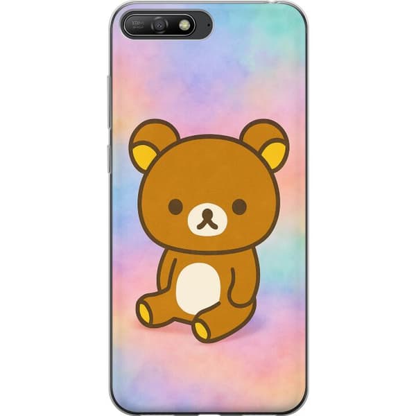 Huawei Y6 (2018) Genomskinligt Skal Kawaii Sanrio Rilakkuma