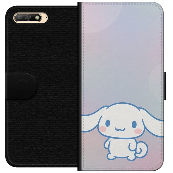 Huawei Y6 (2018) Tegnebogsetui Kawaii Sanrio Cinnamonroll