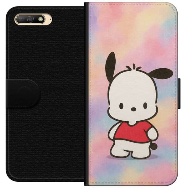 Huawei Y6 (2018) Plånboksfodral Kawaii Sanrio Pochacco
