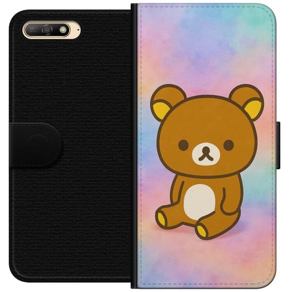Huawei Y6 (2018) Tegnebogsetui Kawaii Sanrio Rilakkuma