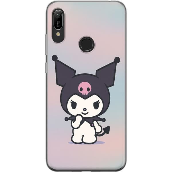 Huawei Y6 (2019) Gjennomsiktig deksel Kawaii Sanrio Kuromi