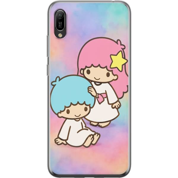 Huawei Y6 Pro (2019) Genomskinligt Skal Kawaii Sanrio Kiki Lola Little Twin Stars