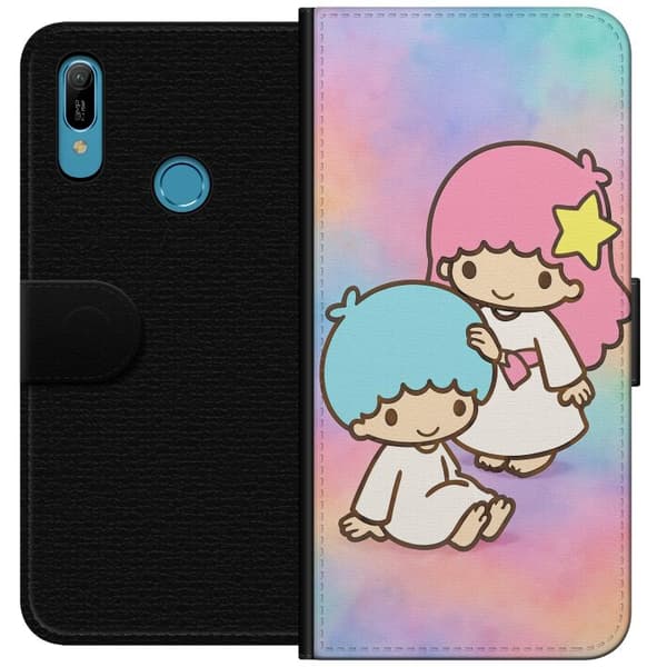 Huawei Y6 (2019) Plånboksfodral Kawaii Sanrio Kiki Lola Little Twin Stars