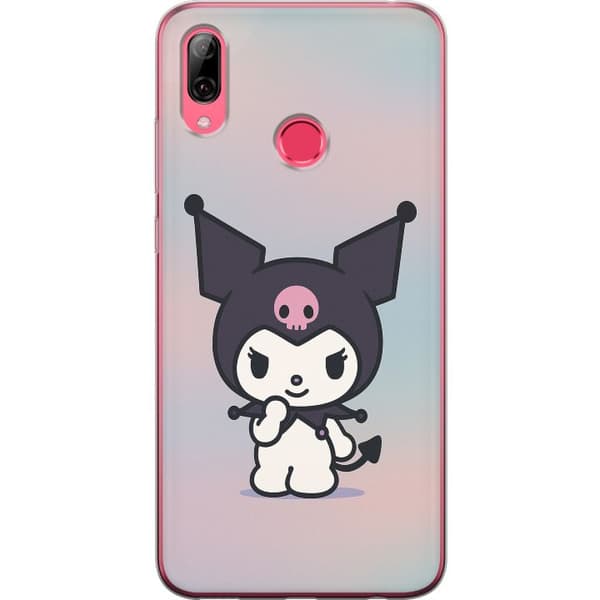 Huawei Y7 (2019) Gennemsigtig cover Kawaii Sanrio Kuromi
