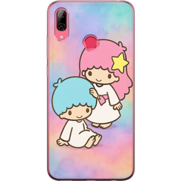 Huawei Y7 (2019) Läpinäkyvä kuori Kawaii Sanrio Kiki Lola Little Twin Stars