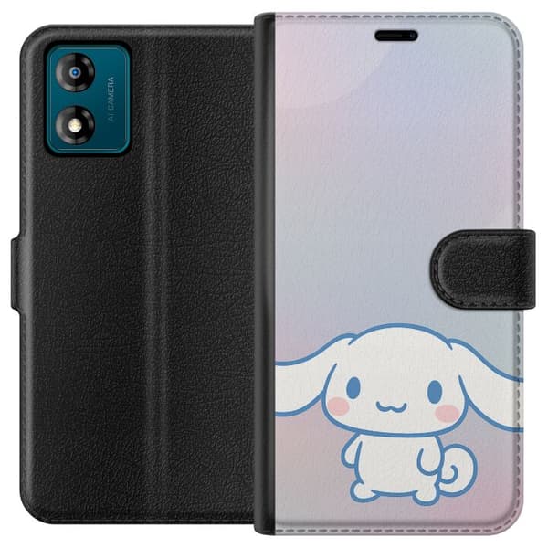 Motorola Moto E13 Lompakkokotelo Kawaii Sanrio Cinnamonroll