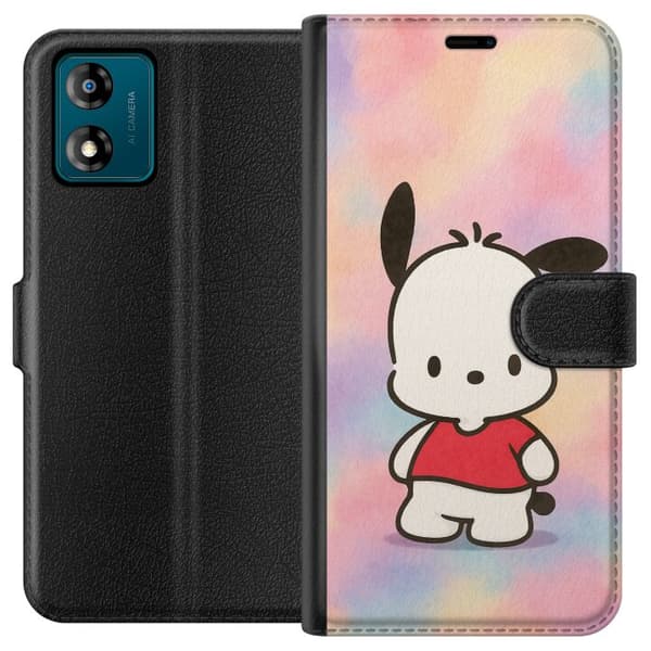 Motorola Moto E13 Lommeboketui Kawaii Sanrio Pochacco