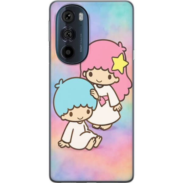 Motorola Edge 30 Pro Läpinäkyvä kuori Kawaii Sanrio Kiki Lola Little Twin Stars