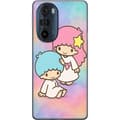 Pikkukuva 1 / 3: Motorola Edge 30 Pro Läpinäkyvä kuori Kawaii Sanrio Kiki Lola Little Twin Stars