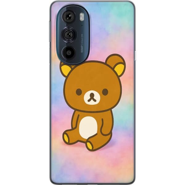 Motorola Edge 30 Pro Läpinäkyvä kuori Kawaii Sanrio Rilakkuma