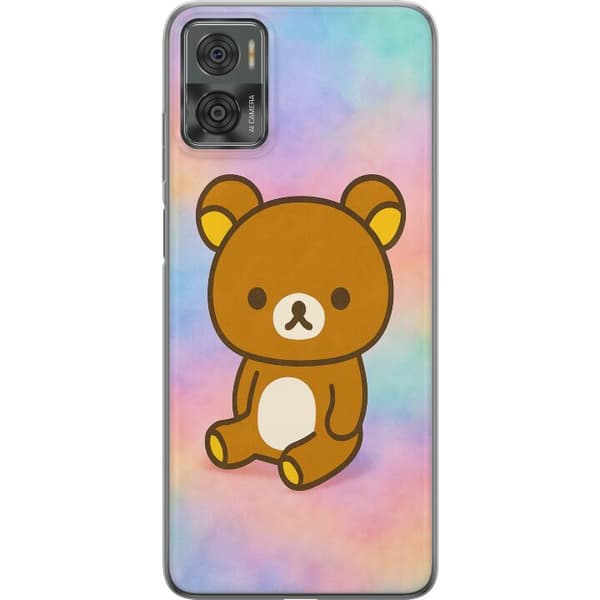 Motorola Moto E22i Läpinäkyvä kuori Kawaii Sanrio Rilakkuma