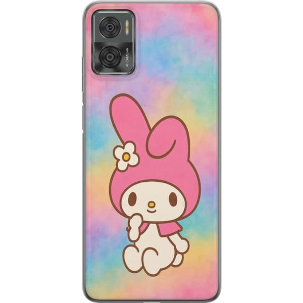 Motorola Moto E22i Läpinäkyvä kuori Kawaii Sanrio My Melody