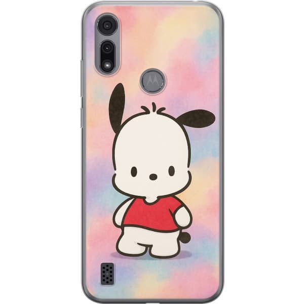 Motorola Moto E6i Gjennomsiktig deksel Kawaii Sanrio Pochacco