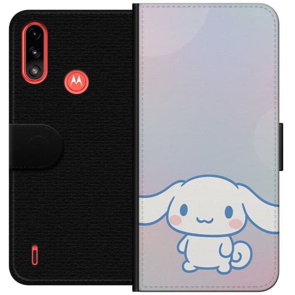 Motorola Moto E7 Power Lommeboketui Kawaii Sanrio Cinnamonroll