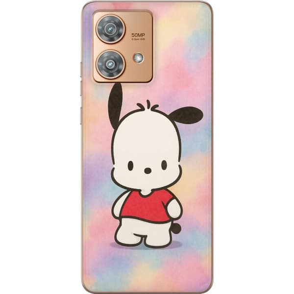Motorola Edge 40 Neo Läpinäkyvä kuori Kawaii Sanrio Pochacco