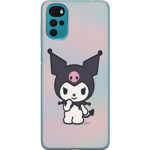 Motorola Moto G22 Genomskinligt Skal Kawaii Sanrio Kuromi