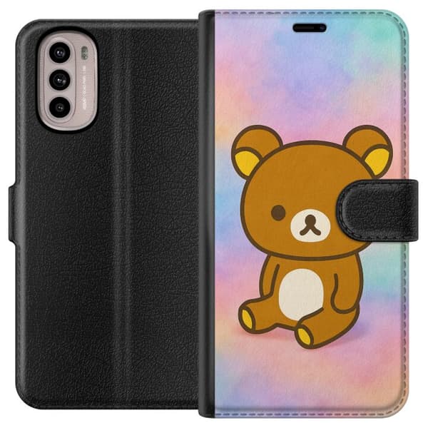 Motorola Moto G31 Lompakkokotelo Kawaii Sanrio Rilakkuma