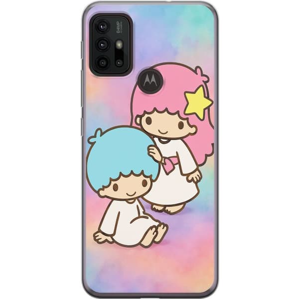 Motorola Moto G30 Gennemsigtig cover Kawaii Sanrio Kiki Lola Little Twin Stars