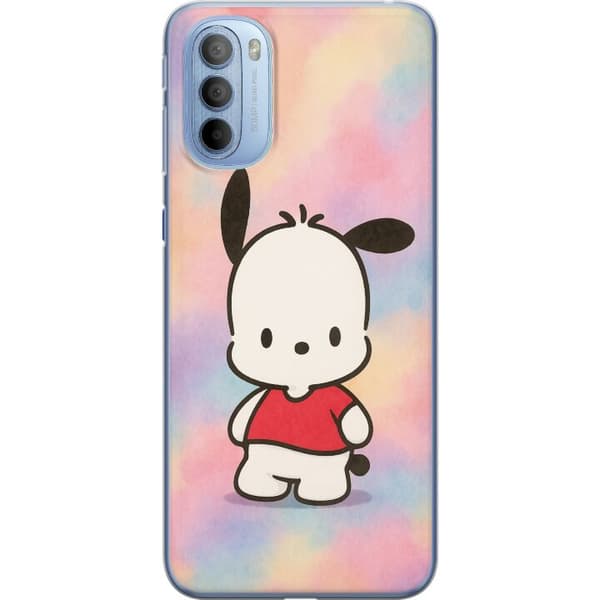 Motorola Moto G31 Genomskinligt Skal Kawaii Sanrio Pochacco